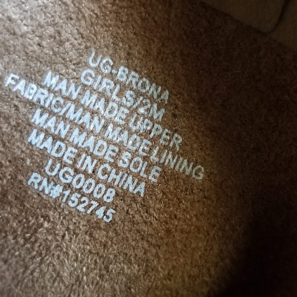 Lucky Brand Girls Brona Ankle Booties Taupe Zip - Picture 8 of 8